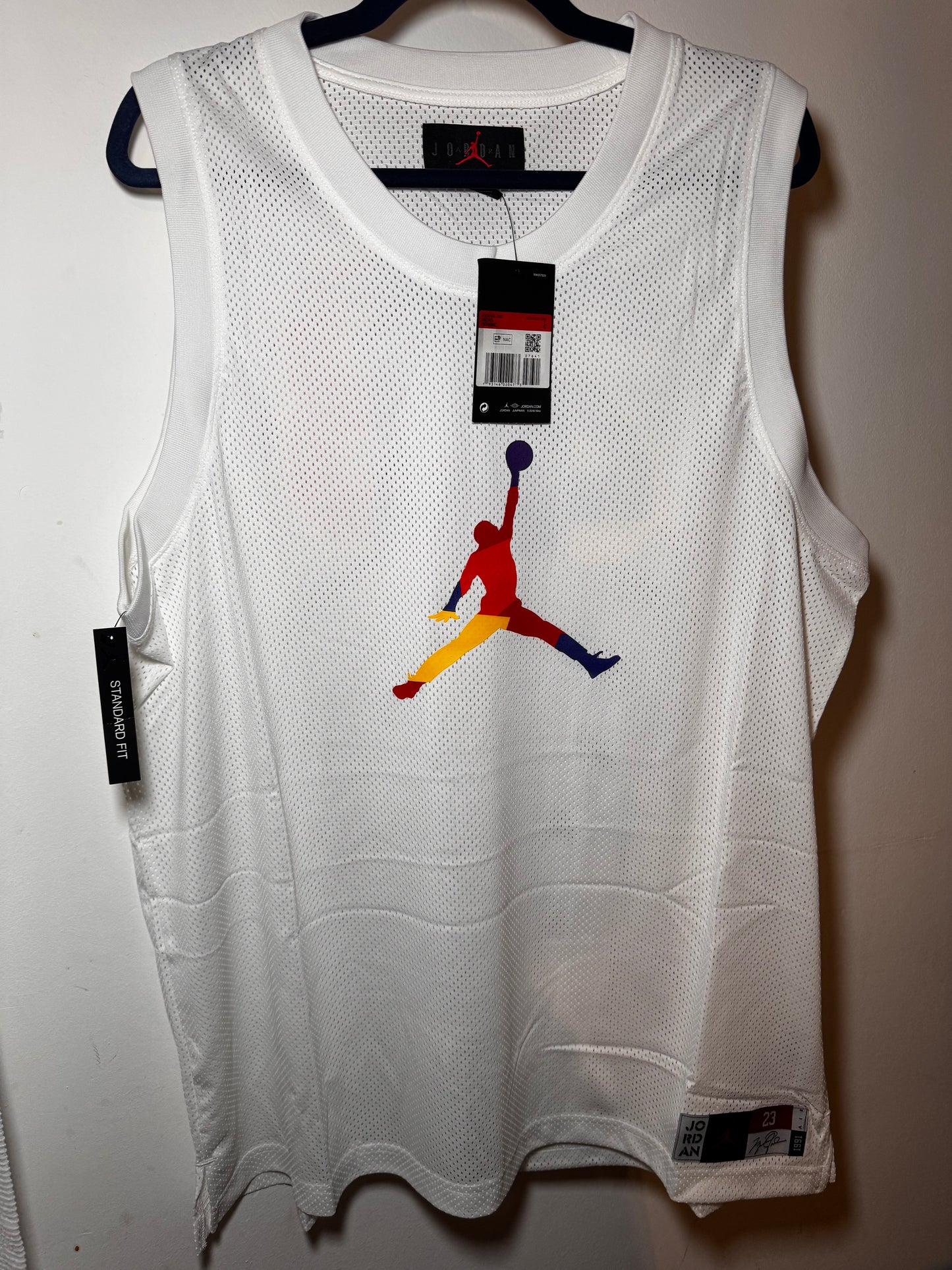 Air Jordan colorful basketball Jersey sports vest n. 23